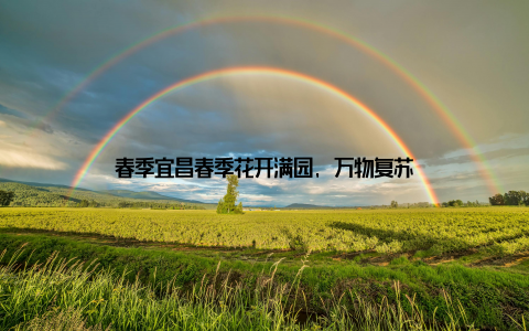 春季宜昌春季花开满园, 万物复苏