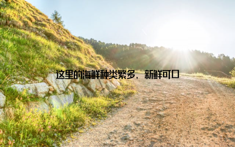 这里的海鲜种类繁多, 新鲜可口