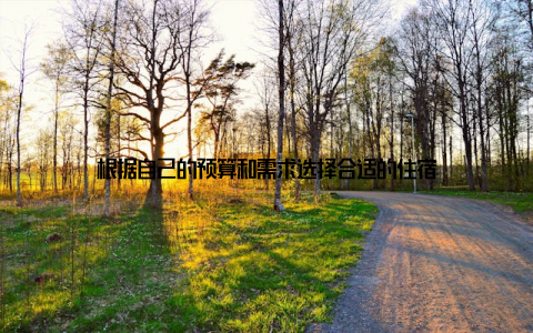 根据自己的预算和需求选择合适的住宿