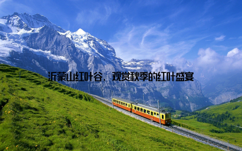 沂蒙山红叶谷, 观赏秋季的红叶盛宴