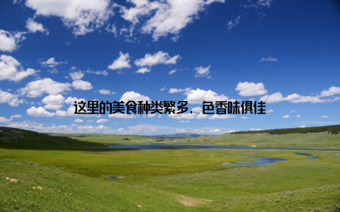 这里的美食种类繁多, 色香味俱佳